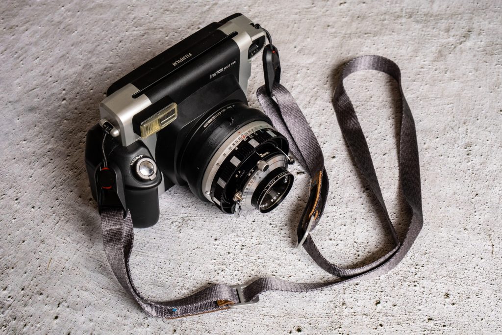 Modified Instax Wide 300 (MPWide300) with Peak Design anchors and Leash strap