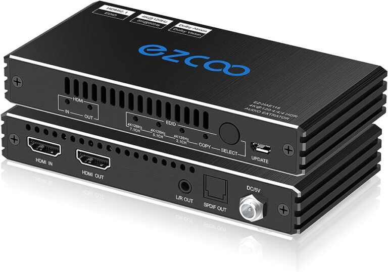 Using the EZCOO / AVStar HAE118 HDMI2.1 Audio Extractor for PS5/Xbox ...